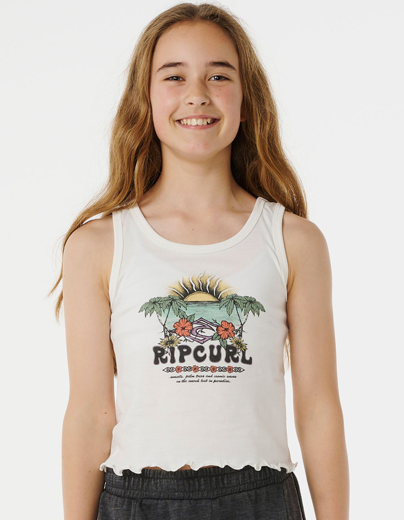 RIP CURL Hibiscus Heat Girls Tank Top image number 1