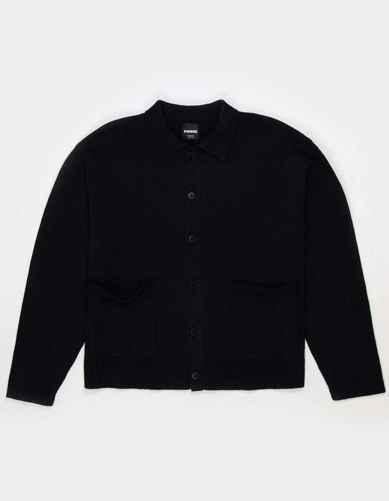 RSQ Mens Polo Sweater - BLACK