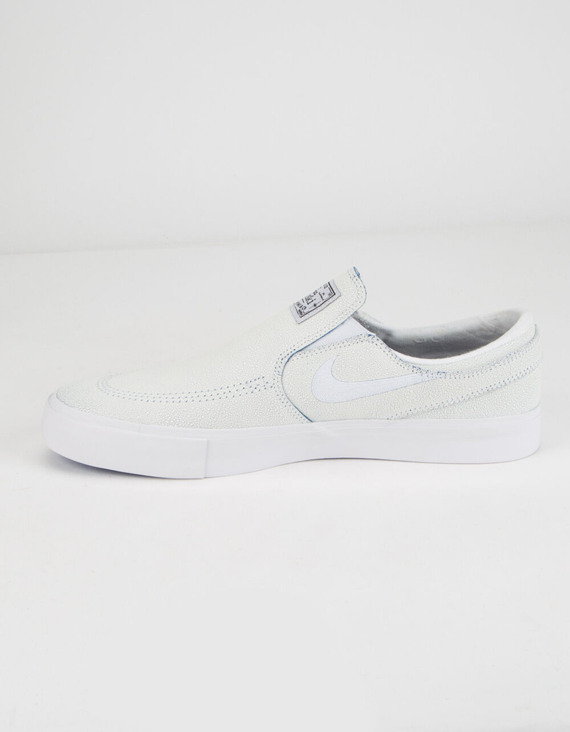 NIKE SB Zoom Stefan Janoski Slip RM Premium White Shoes image number 3