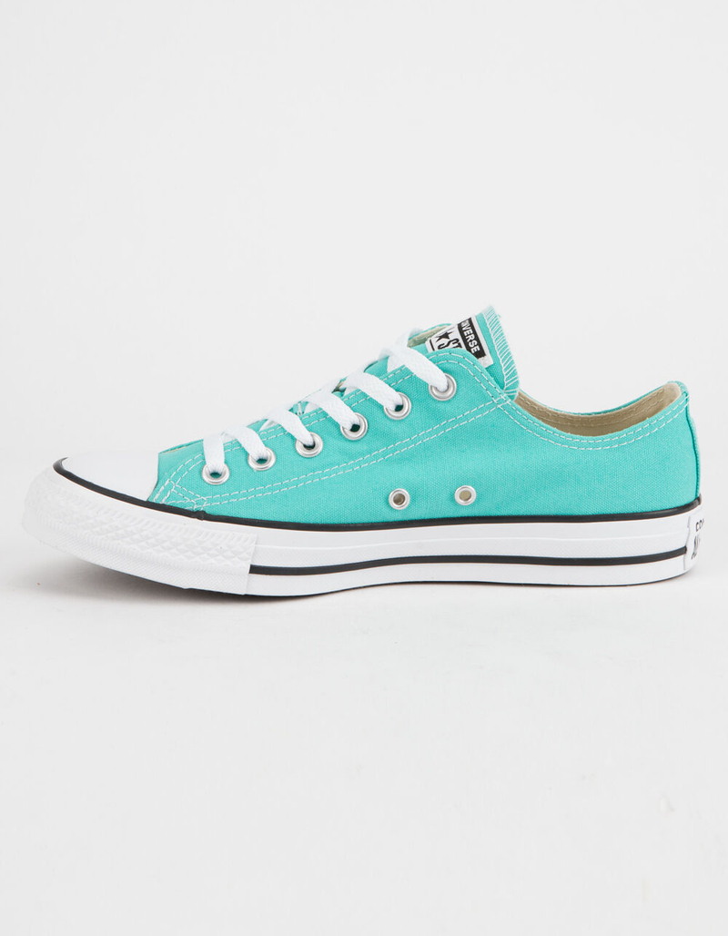 CONVERSE Chuck Taylor All Star Teal Low Top Womens Shoes image number 3