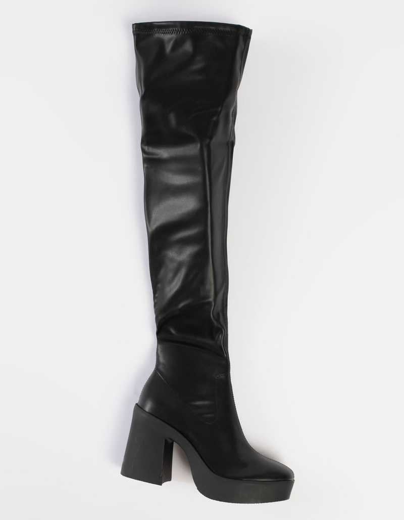 BAMBOO Instant Womens Over The Knee Boots image number 1