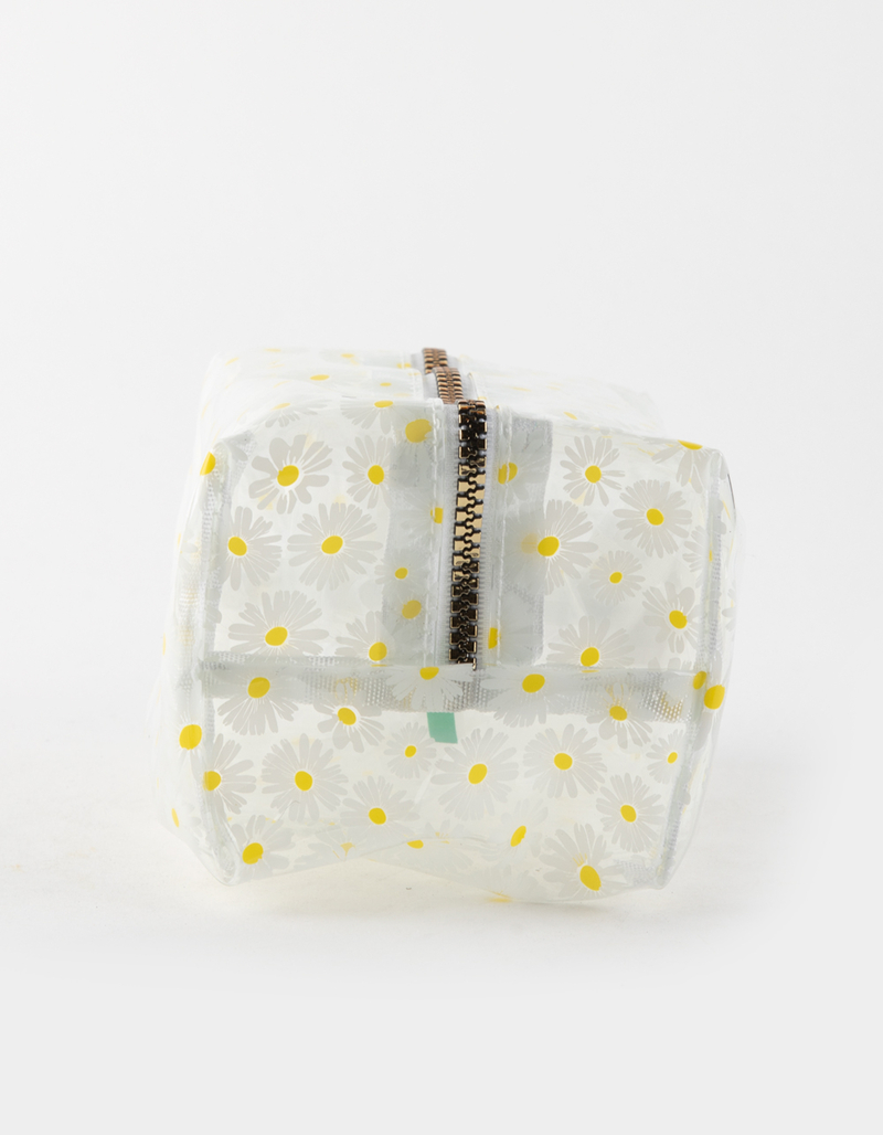 Clear Daisy Makeup Bag image number 1