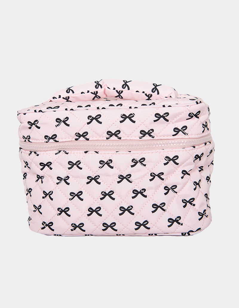 KATYDID Mini Black Bows Make Up Bag image number 0
