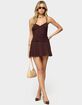 EDIKTED Deborah Ruched Mini Dress image number 5