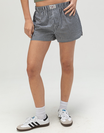 BDG Urban Outfitters Gingham Womens Boxer Shorts Alternative Image
