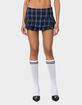 EDIKTED Ara Plaid Pleated Skort image number 1