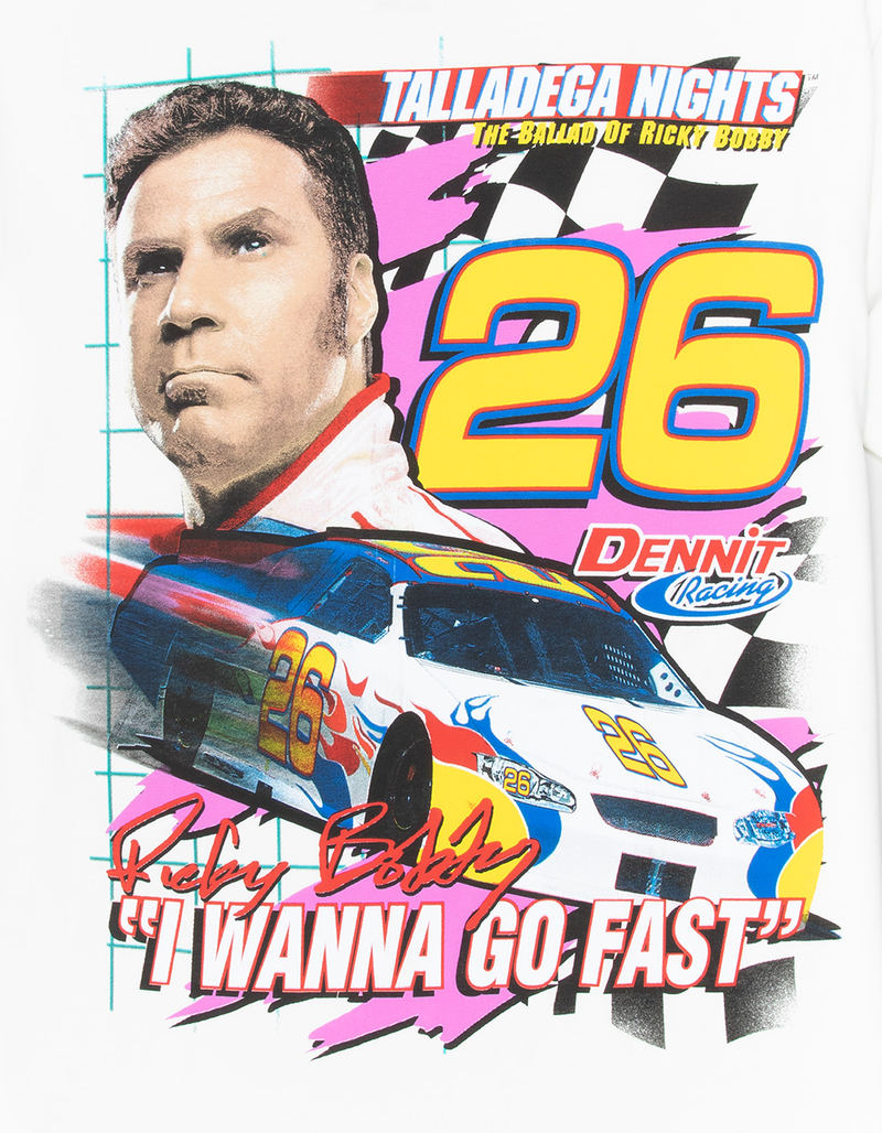 TALLADEGA NIGHTS Wanna Go Fast Mens Tee image number 1