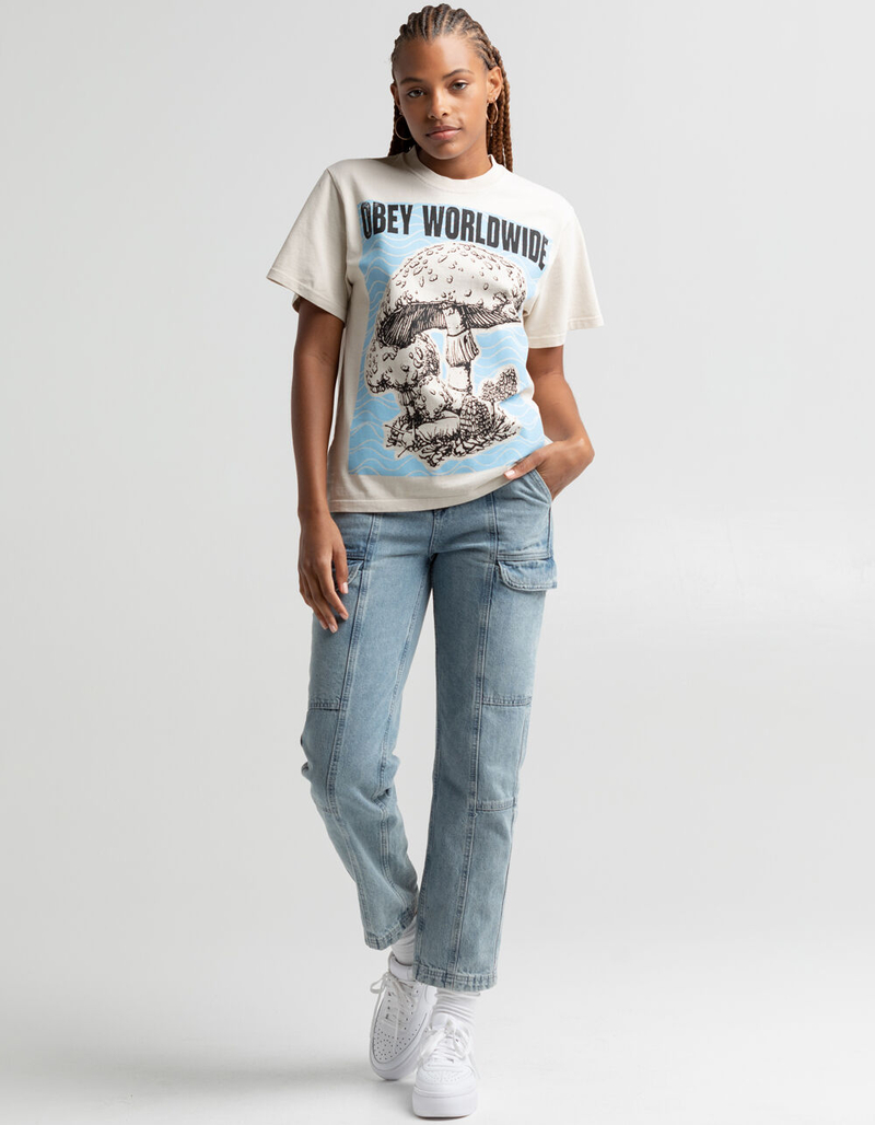 OBEY Worldwide Womens Oversized Tee image number 3