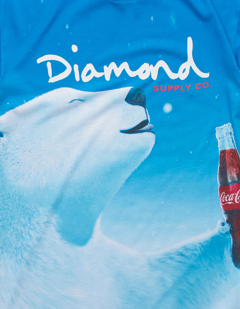 DIAMOND SUPPLY CO. x Coca-Cola Polar Bear Mens T-Shirt image number 1
