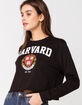HOLD THIS Harvard Womens Crop Tee image number 2