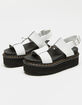 DR. MARTENS Francis Leather Strap Womens Platform Sandals image number 1