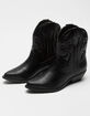 SODA Womens Black Short Western Boots image number 1