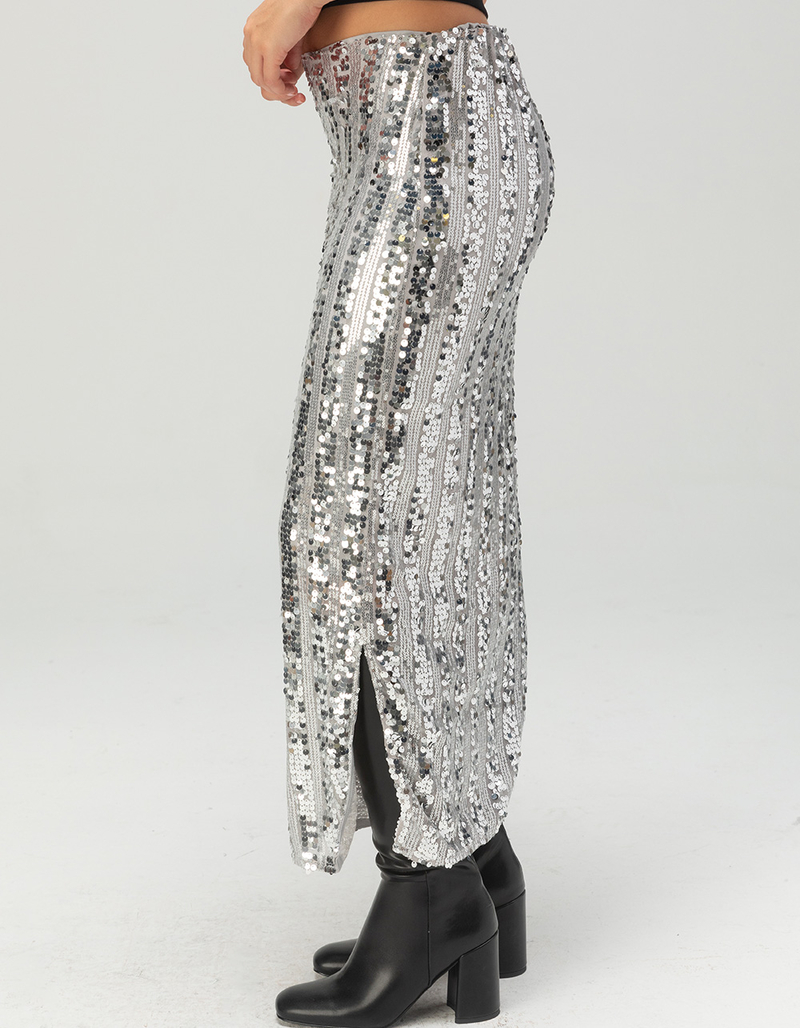 VERO MODA Sequin Womens Midi Skirt image number 2