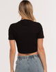 ADIDAS Adicolor Essentials Womens Rib Cropped Tee image number 3