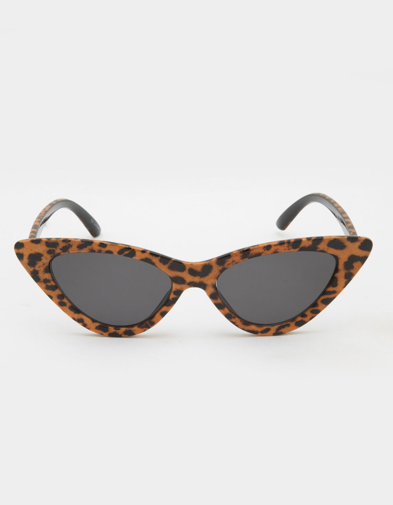 Leopard Cat Eye Sunglasses image number 1