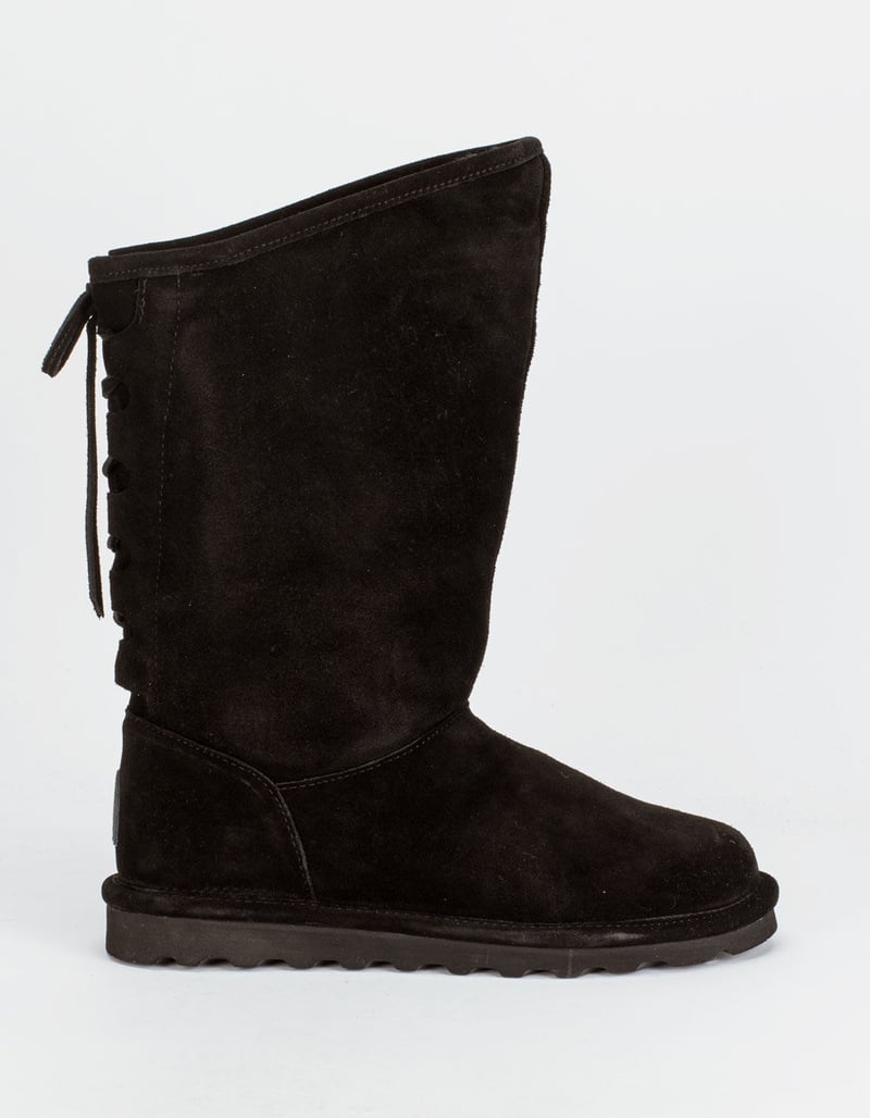BEARPAW Phyllyl Womens Lace up Boot - BLACK - 9 | Tillys