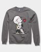 PEANUTS Snoopy Charlie Hug Unisex Crewneck Sweatshirt image number 1