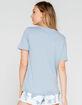 FULL TILT Essentials Slub Womens Blue Tee image number 3