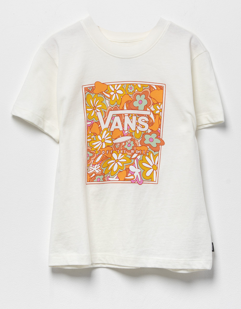 VANS Psychedelic Floral Girls Box Tee image number 0