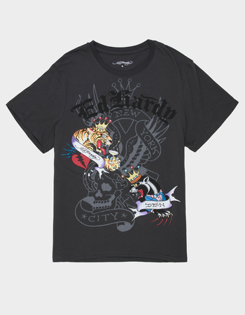 ED HARDY Tiger Panther Mens Tee Primary Image