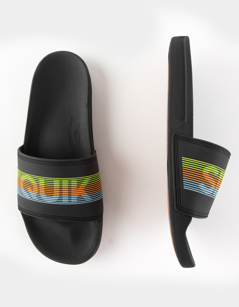QUIKSILVER Rivi Wordmark Mens Slide Sandals image number 4