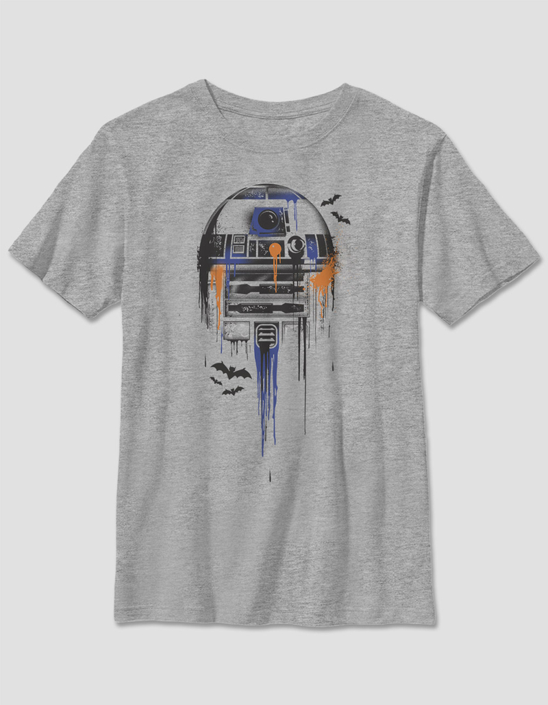STAR WARS Splatter R2 Unisex Kids Tee HEATHER GRAY Tillys