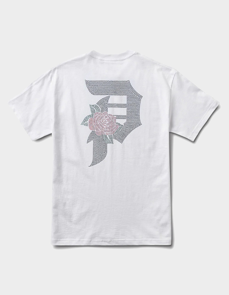 PRMITIVE Dirty P Rhinestone Rose Mens Tee image number 0