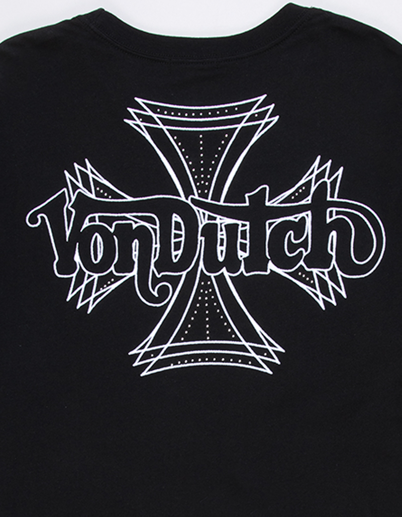 VON DUTCH Cross Mens Boxy Tee image number 4