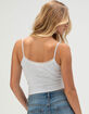 BOZZOLO Lace Trim Bow Womens Tank Top image number 4