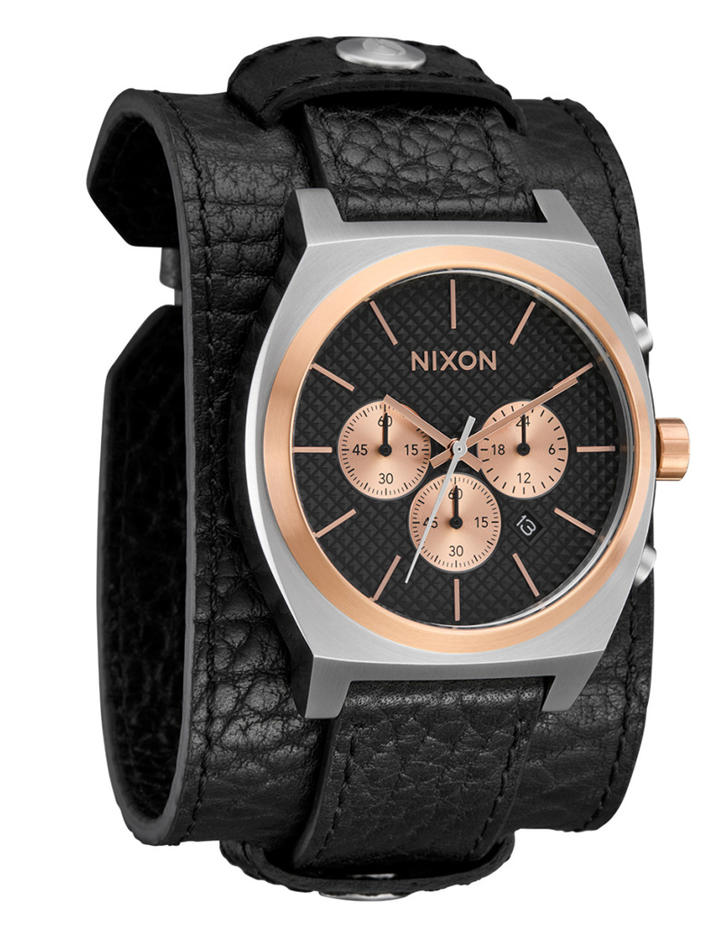 NIXON Time Teller Leather Rocker image number 1