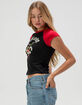 ED HARDY True Eagle Womens Raglan Baby Tee image number 3