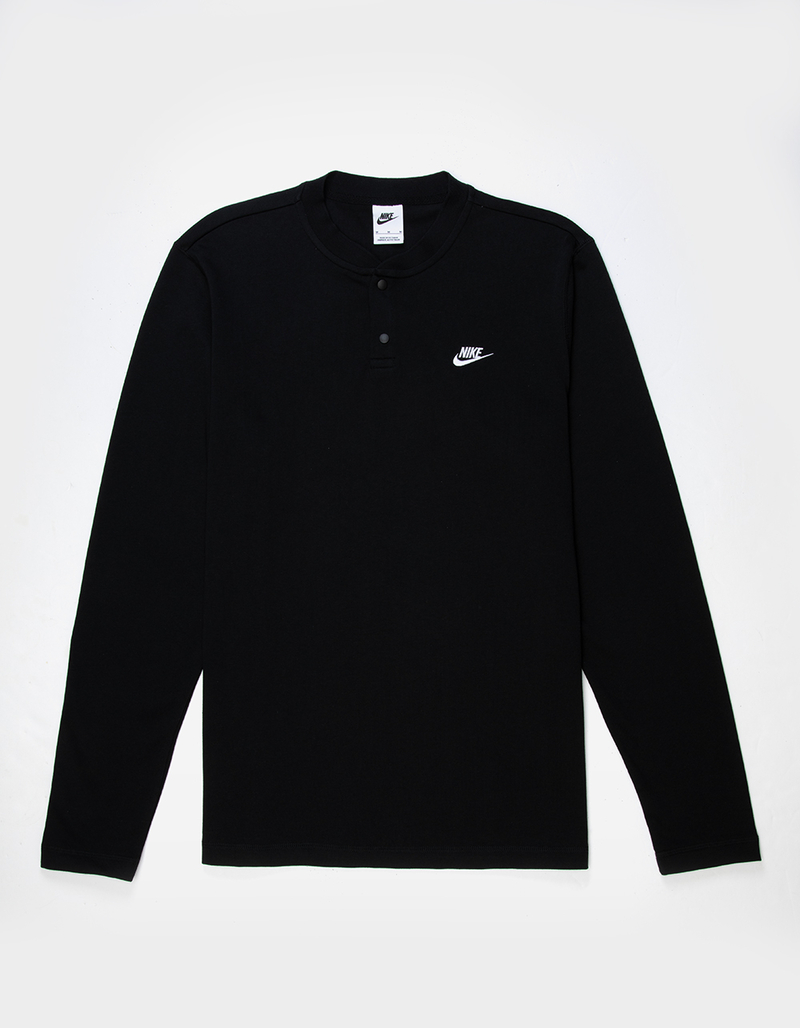 NIKE Club Mens Long Sleeve Henley Tee image number 0