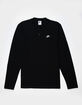 NIKE Club Mens Long Sleeve Henley Tee image number 1