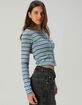 BDG Urban Outfitters Stripe Womens Long Sleeve Top image number 3