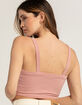 BOZZOLO Wide Band Womens Square Neck Tank Top image number 3