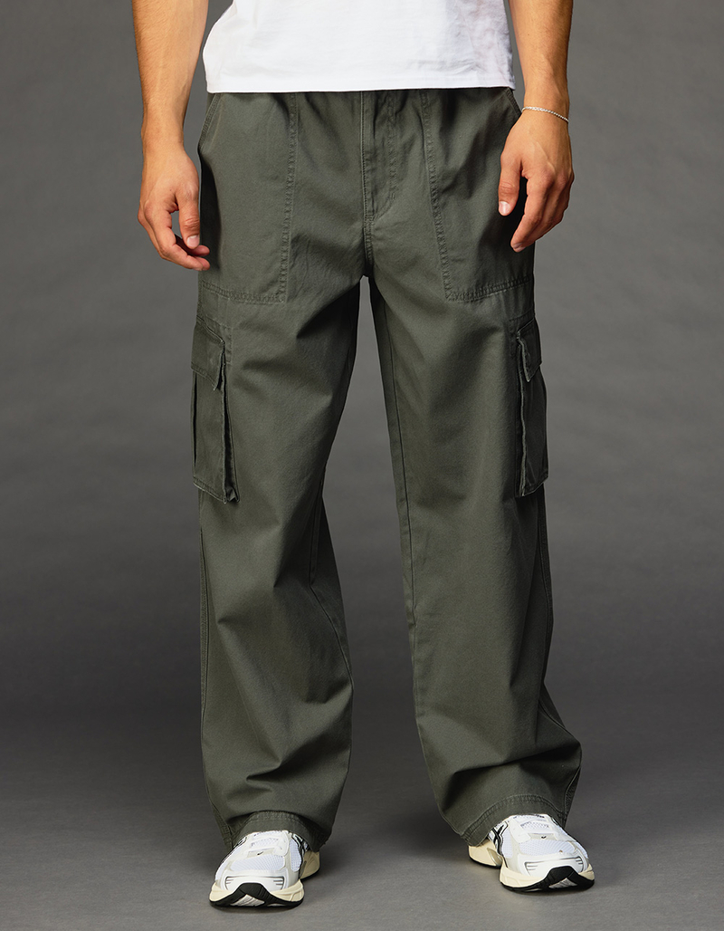 RSQ Mens Loose Cargo Pull On Pants image number 1