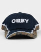 OBEY Not Right 6 Panel Strapback Hat image number 2
