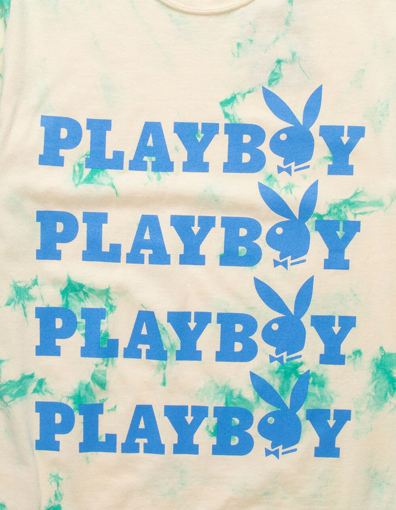 PLAYBOY Logo Repeat Mens T-Shirt image number 1