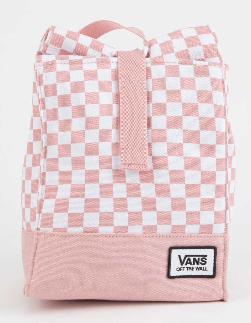 VANS Mow Pink Checkerboard Lunch Bag image number 0