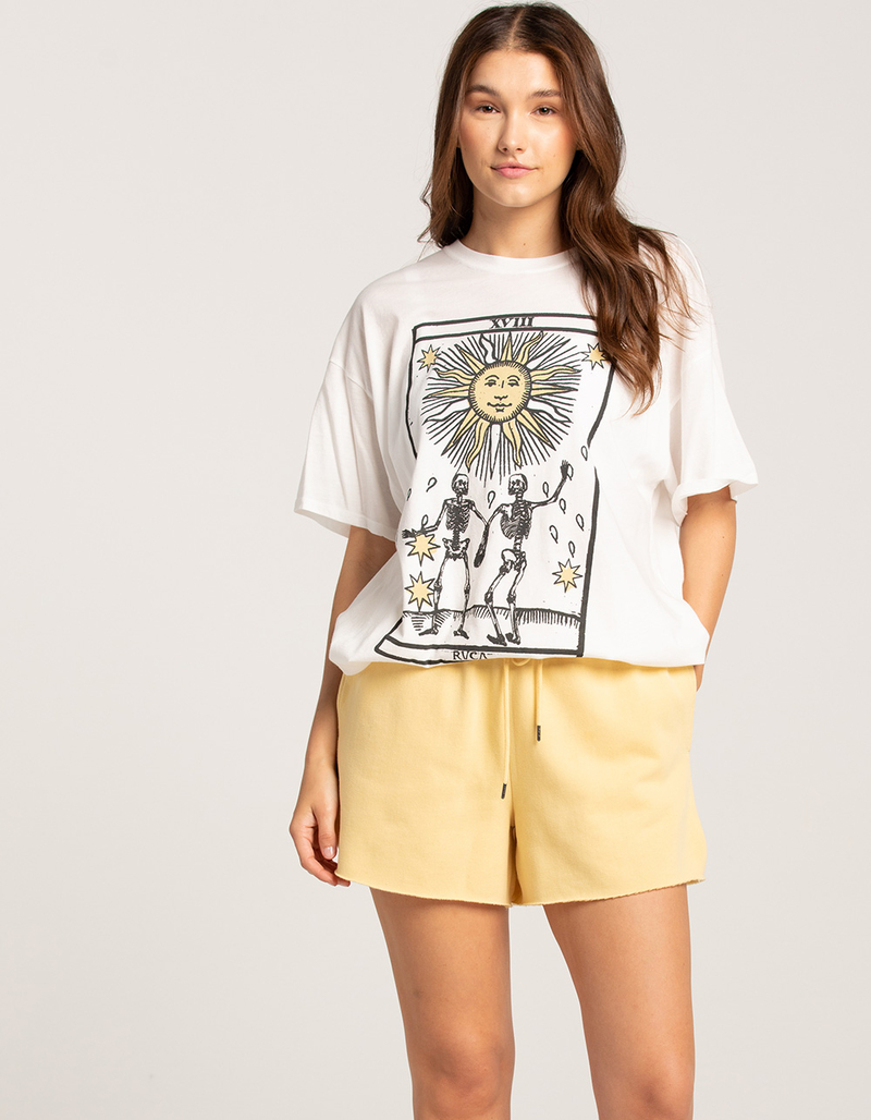 RVCA Test Drive Womens Fleece Shorts image number 0