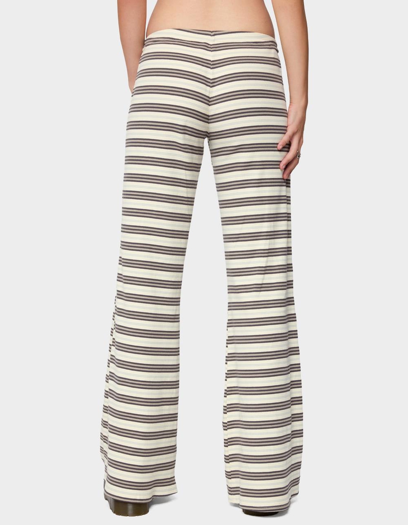 EDIKTED Avalie Striped Ribbed Pants image number 2