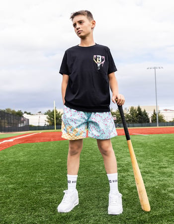 BASEBALL LIFESTYLE 101 Ice Cream Boys Shorts Alternative Image