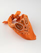 Orange Paisley Bandana image number 1