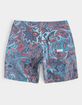 VISSLA Sumbawa Mens Blue Boardshorts image number 2