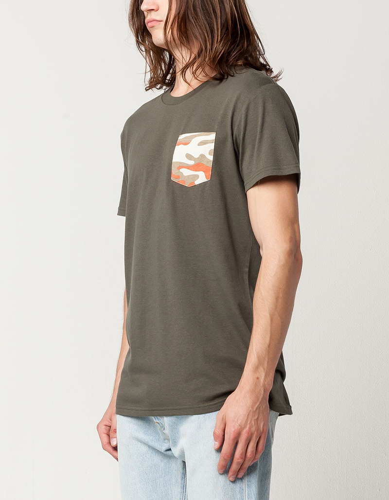 BLUE CROWN Combat Mens Pocket Tee image number 2