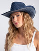 Denim Rhinestone Womens Cowboy Hat image number 5