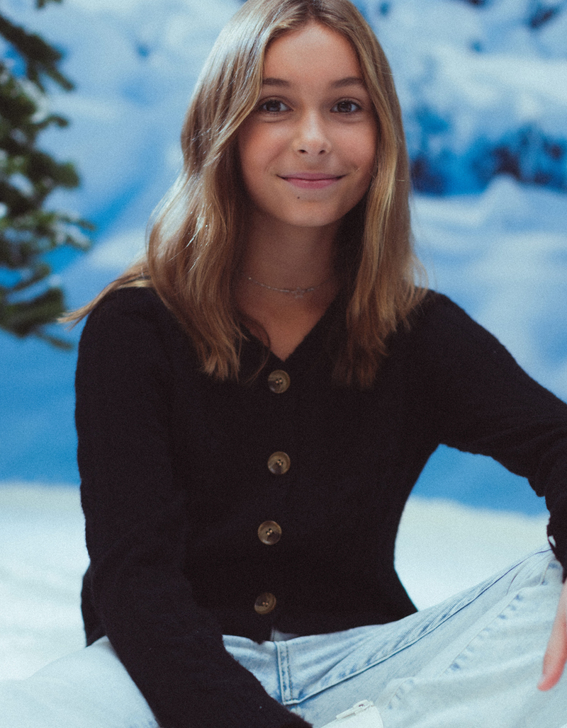 RSQ Girls Cable Cardigan image number 0