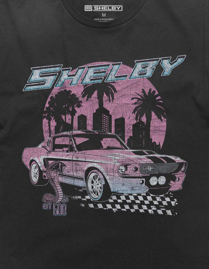 SHELBY COBRA Sunset Distressed Unisex Tee image number 1