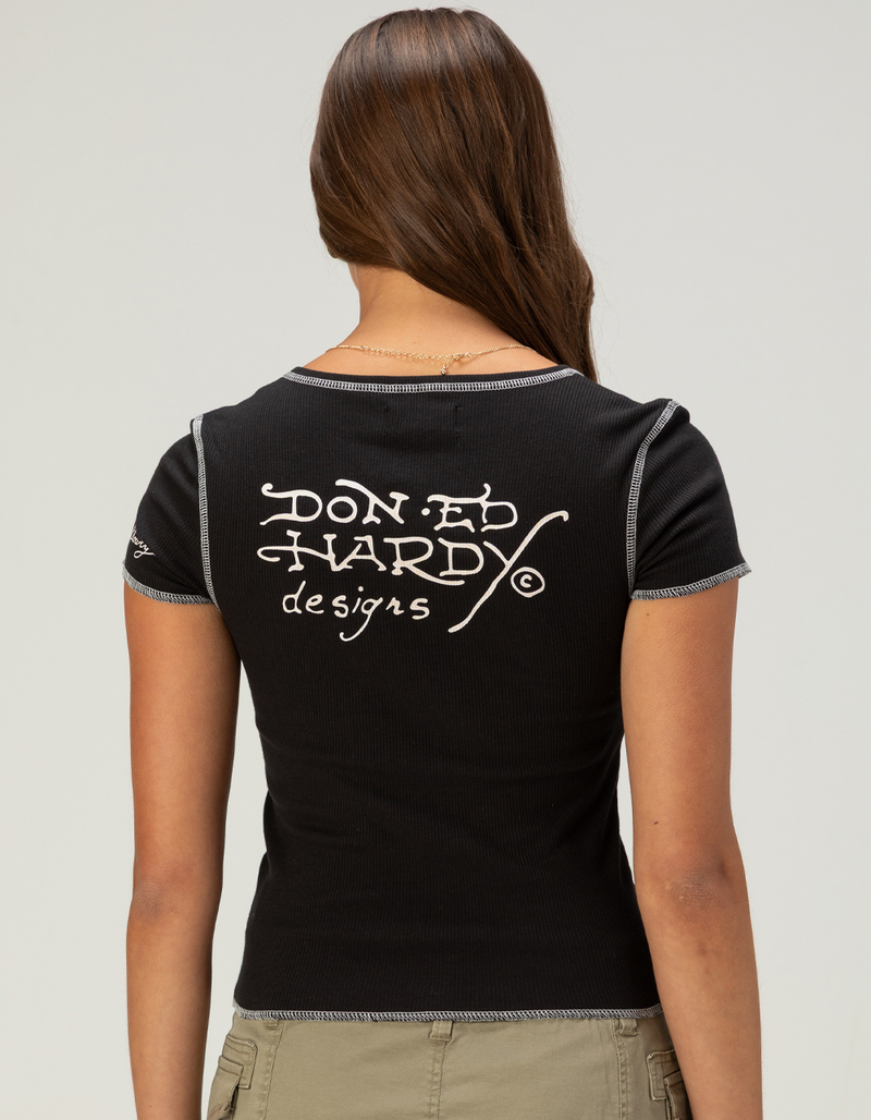 ED HARDY Leopard Womens Tee image number 1