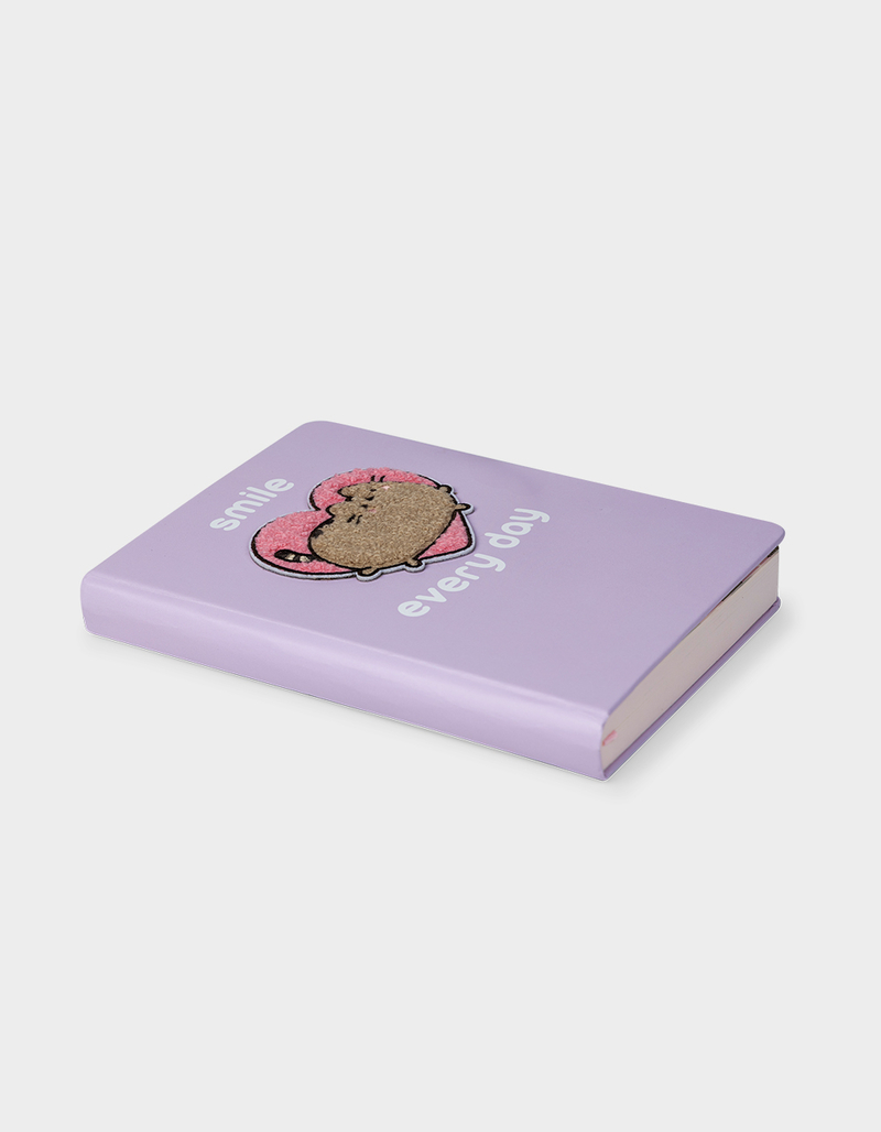STUDIO OH! x Pusheen Smile Every Day, Pusheen Medium Casebound Notebook With Chenille Patch image number 4
